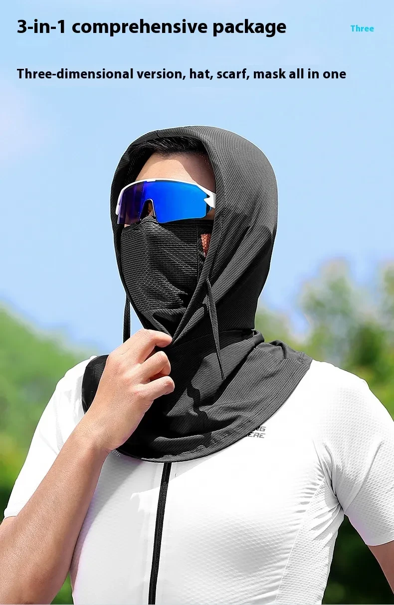 Bicycle Hood Cycling Mask Sun Protection