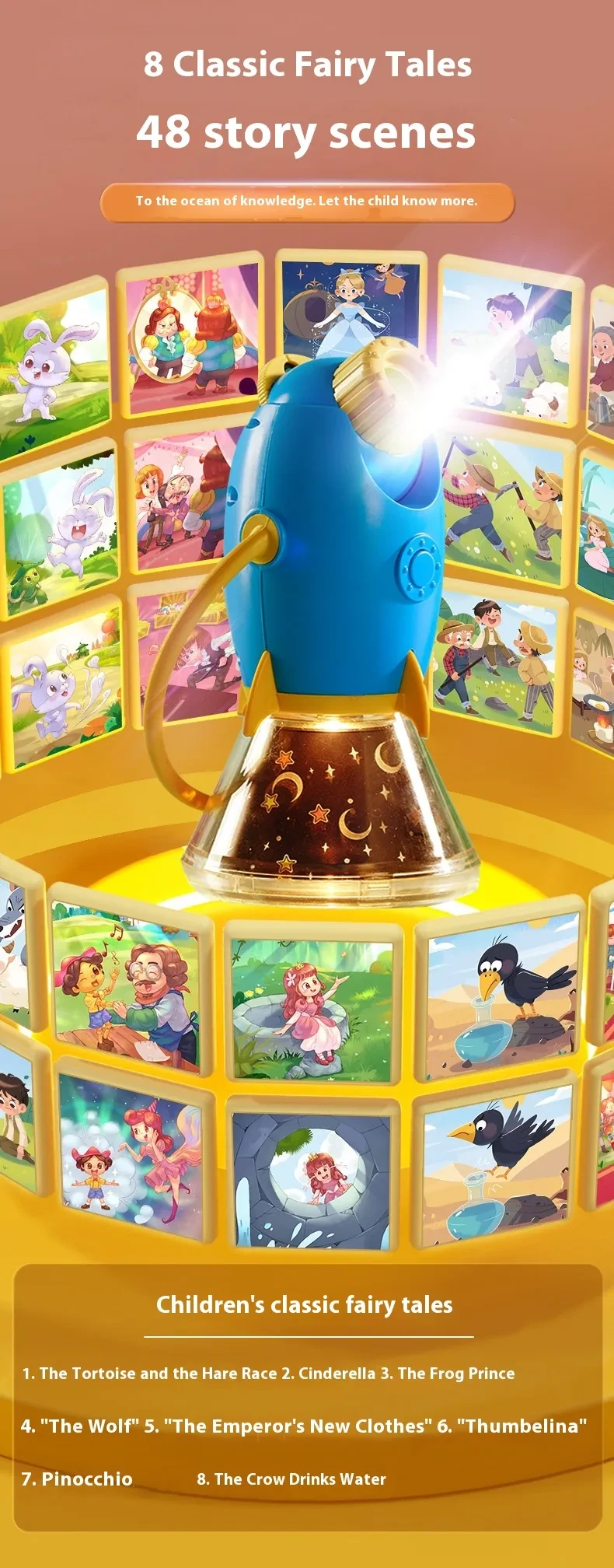 Enlightenment Infant Projection Lamp Toy