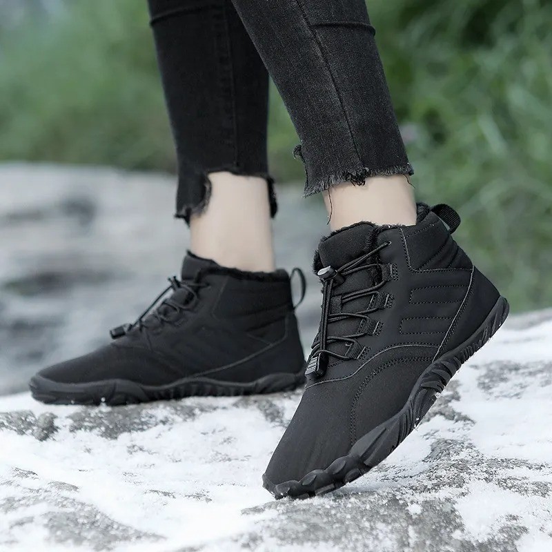 Outdoor Sports Cotton Winter Warm Slip-on Boots - Wear-resistant & Anti-Skid
