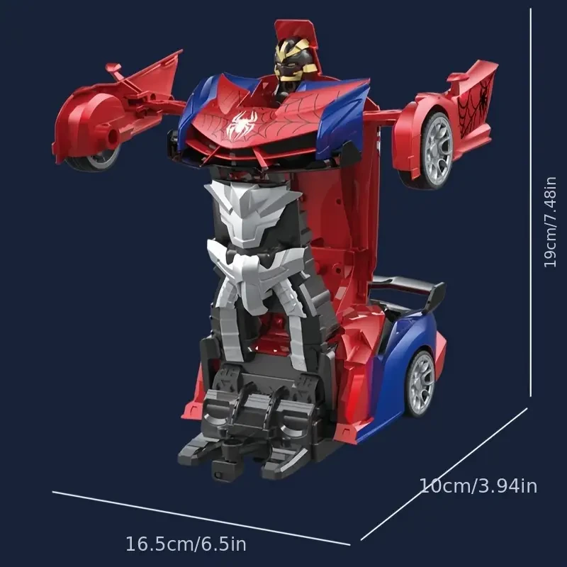 Spider Transforming Remote Control Car Robot Toy