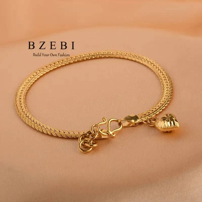 Elegant Heart-Shaped Charm Bracelet for Women