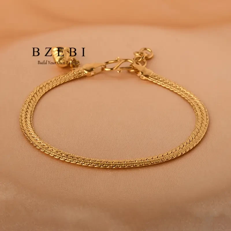 Elegant Heart-Shaped Charm Bracelet for Women