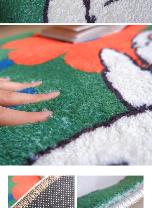 Bedroom Cashmere Thick Carpet Around West Highland