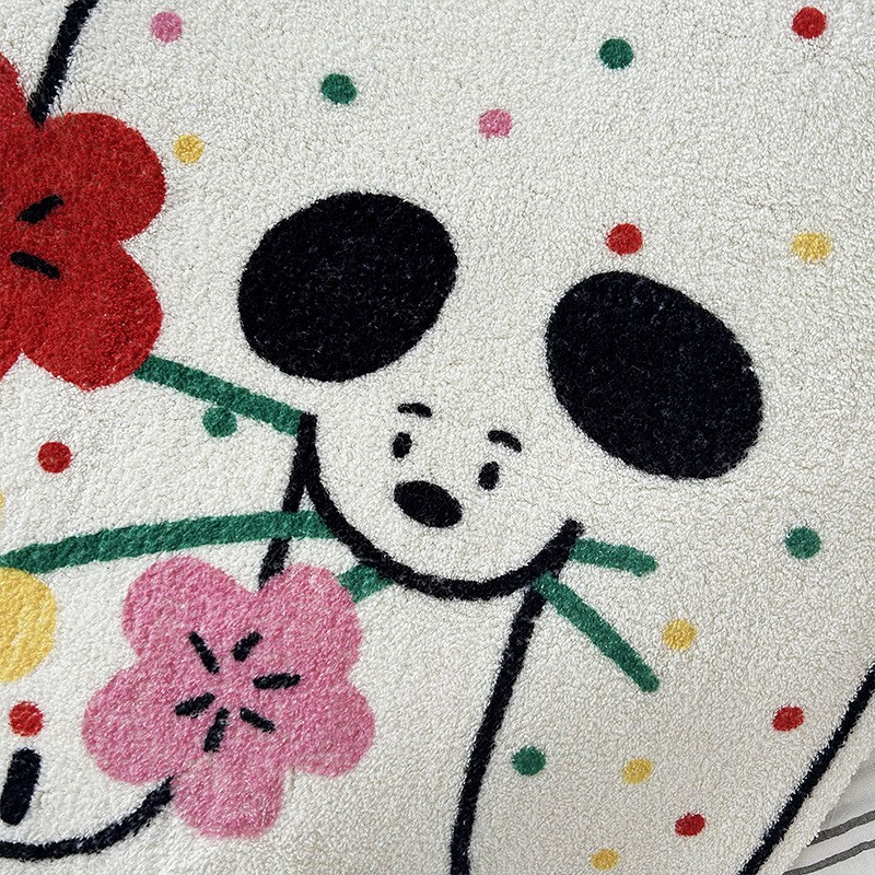 Household Children's New Cartoon Shaped Bedroom Bedside Carpet