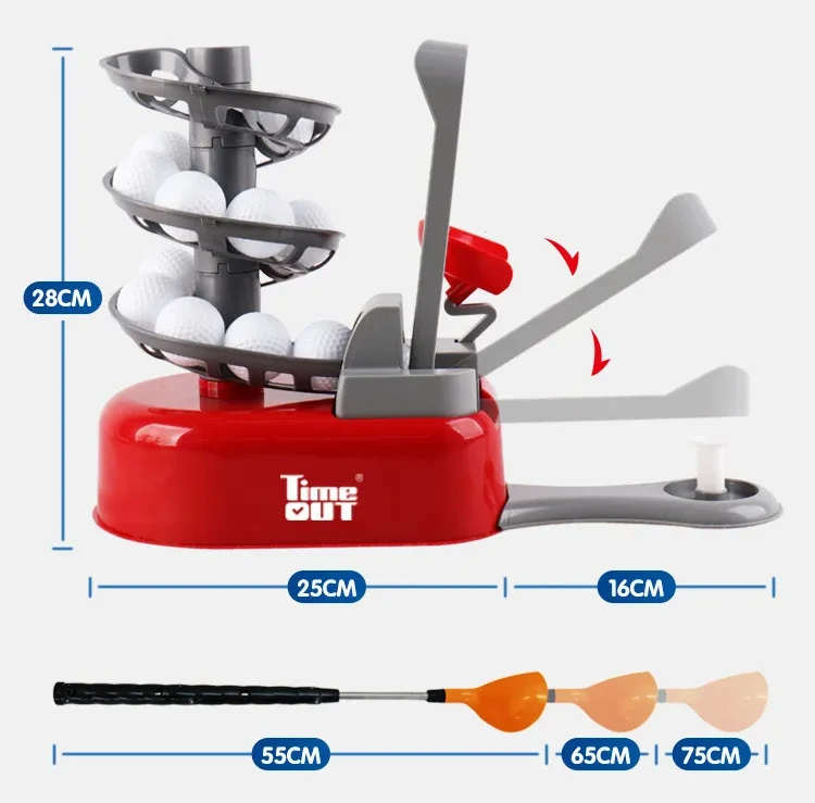 Indoor Toy Tee, Children's Toy With Rod Set