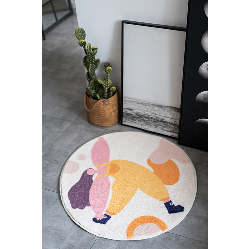 Living Room Bedroom Round Net Red Bedside Sofa Carpet