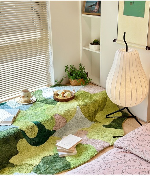 Carpet Home Living Room Imitation Cashmere Carpet Bedroom Anti Slip And Anti Fouling Floor Mat