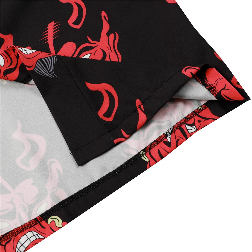 Men's Bold Demon Print Attire: The Ultimate Winner in Fashion