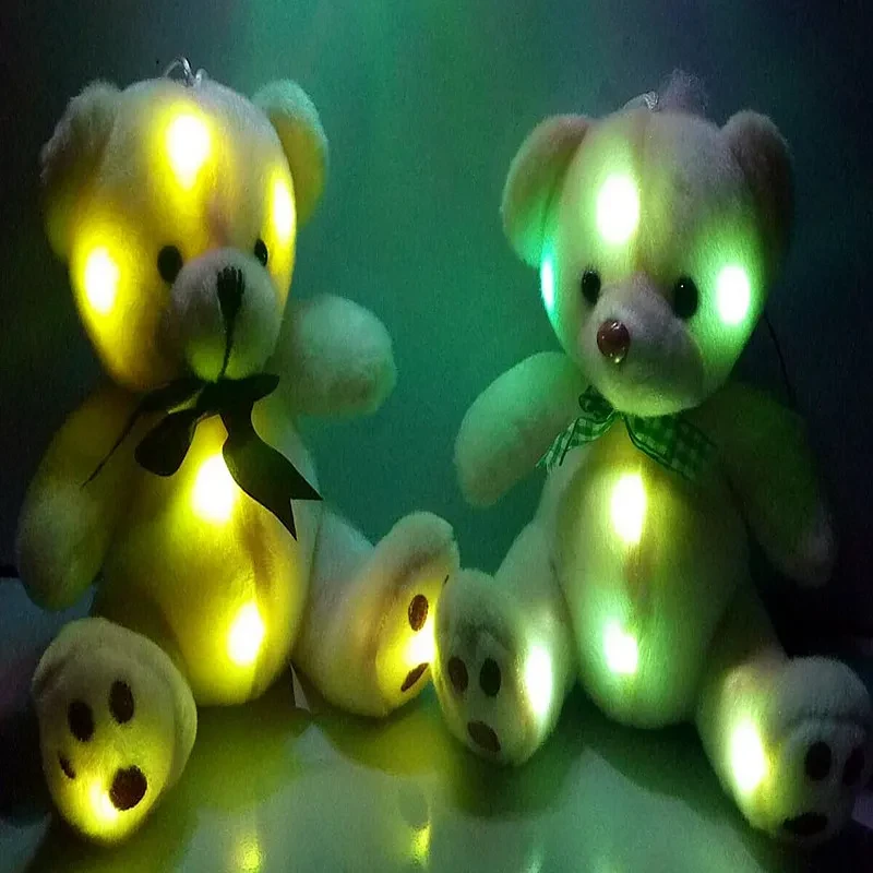 Plush Toy Bear Colorful Glowing Teddy Bear