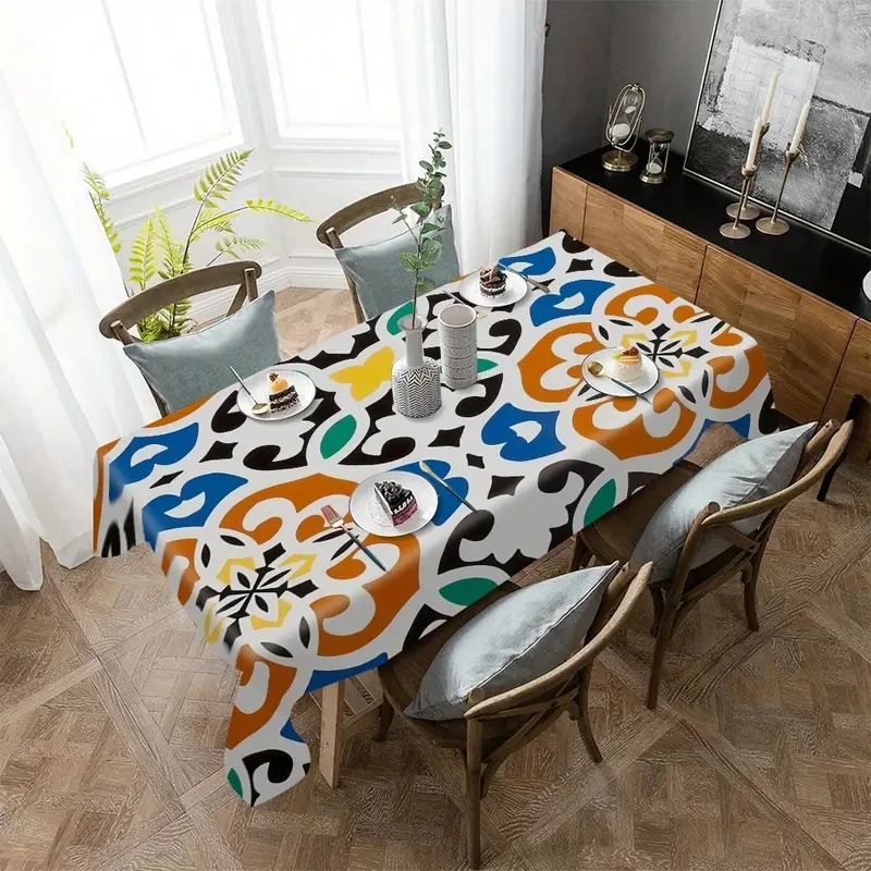 A Waterproof Polyester Tablecloth