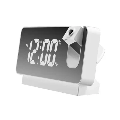 Mirror projection alarm clock