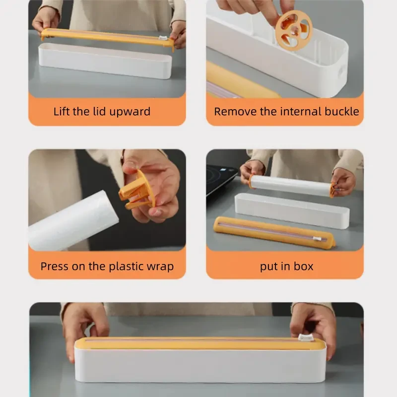 Easy-to-Use Kitchen Cling Film Cutter