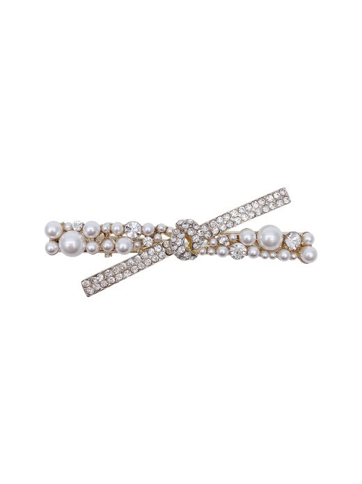 Girls Heart Pearl Diamond Side Clip Hair Accessories Female Hairpin