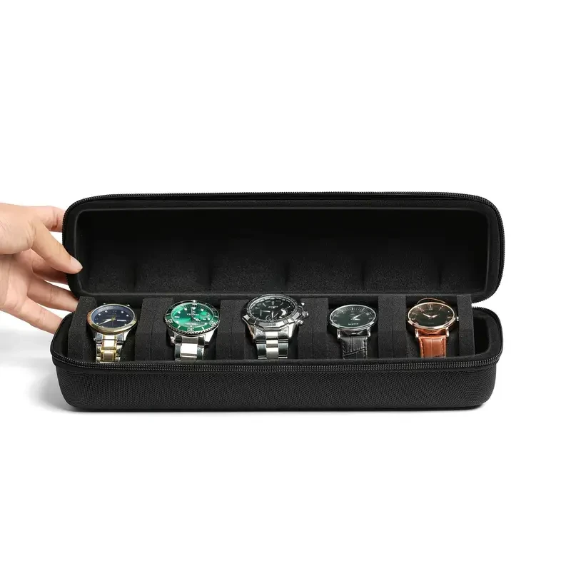Sturdy Watch Storage Box for 5 Watches