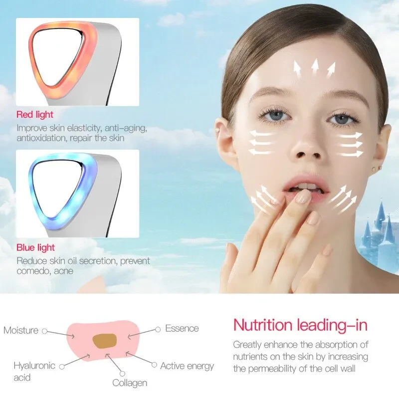 Facial Wrinkle Remover - Ultrasonic Vibration Massager