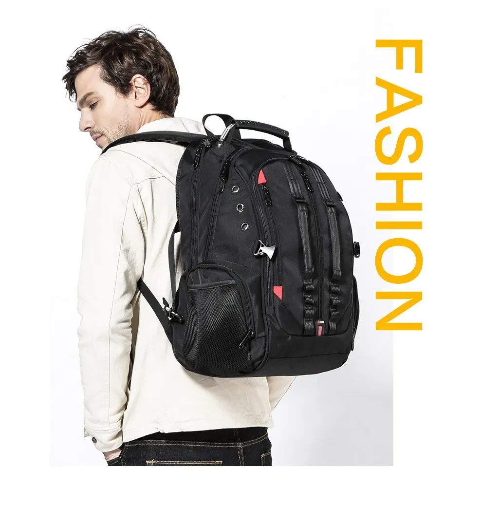 Middle School Student Schoolbag Waterproof Travel Earplugs Hole Charging Large Capacity Backpack