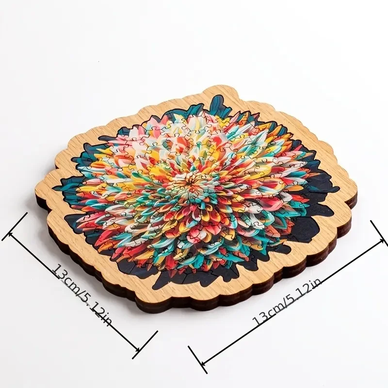 Colourful Flowers Puzzle - Extremely Challenging