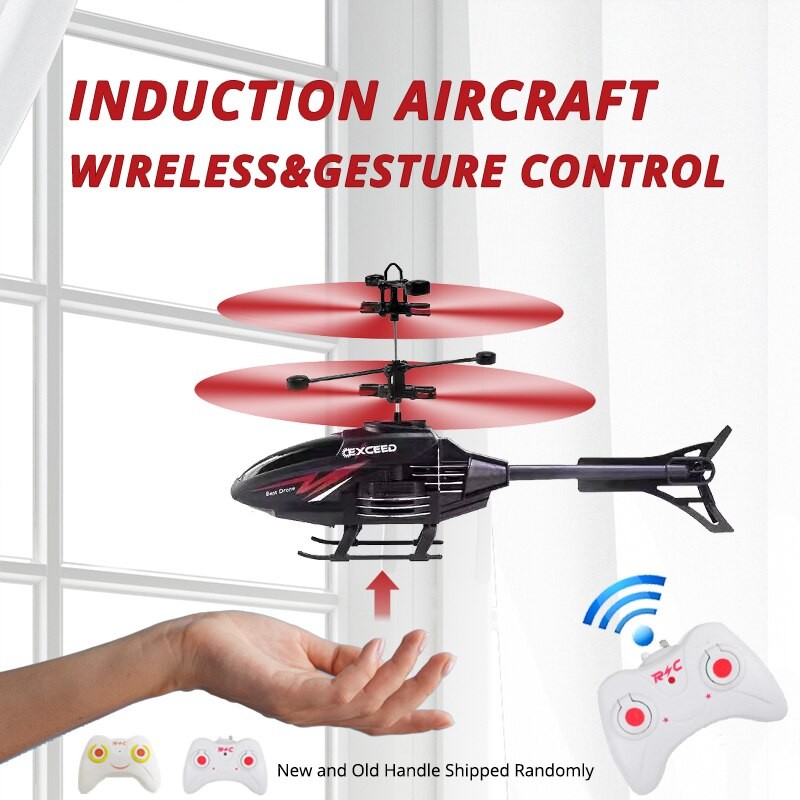 2 Channel Gesture Control Suspension Helicopter