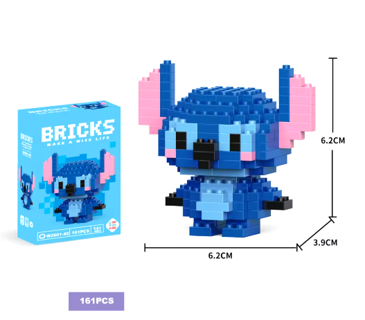 Building Blocks Kuromi Anime Figure Melody Cartoon Kids Toys Blocks for Lego Cute Hello Kitty Particles Assembled Blocks