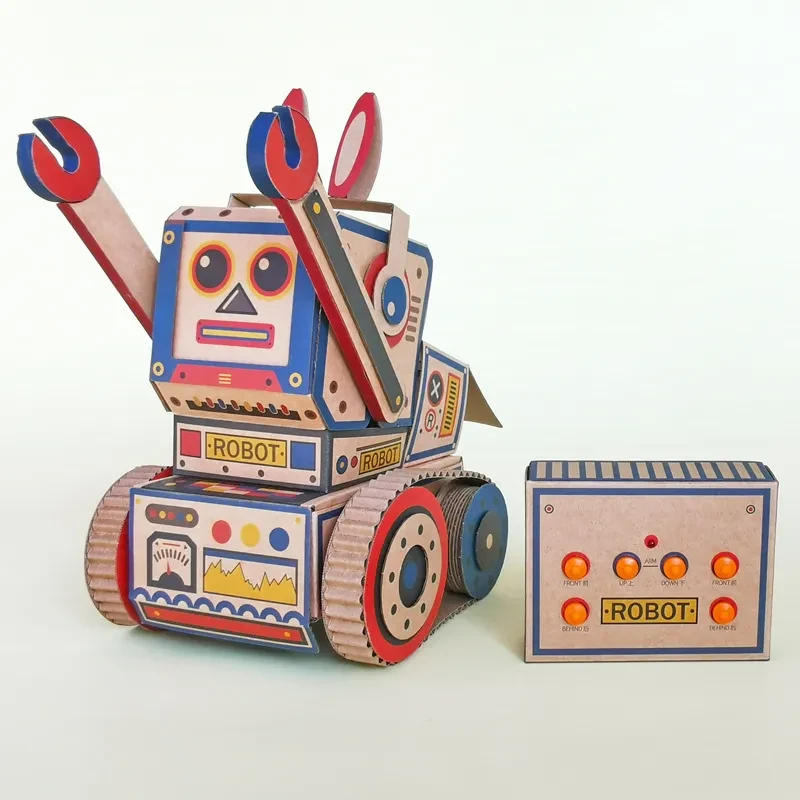 DIY Assembled Toy Remote Control Robot