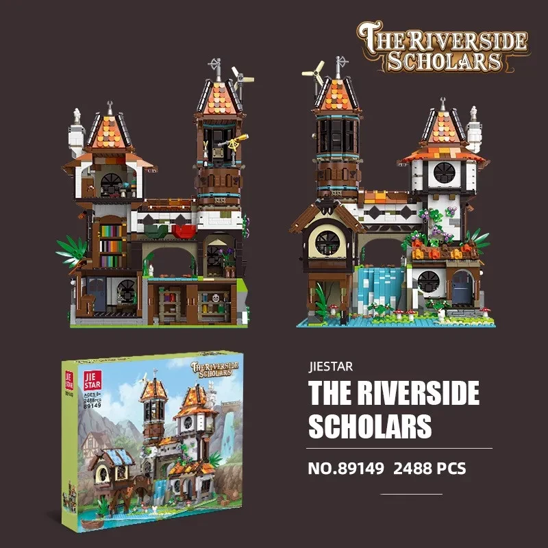 Streetscape Series Hotel Plastic Small Particles Assembled Tabletop Decoration