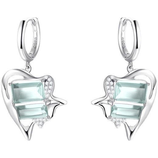 Summer New Products Daydream Series Mint Green Silver Earrings Earrings
