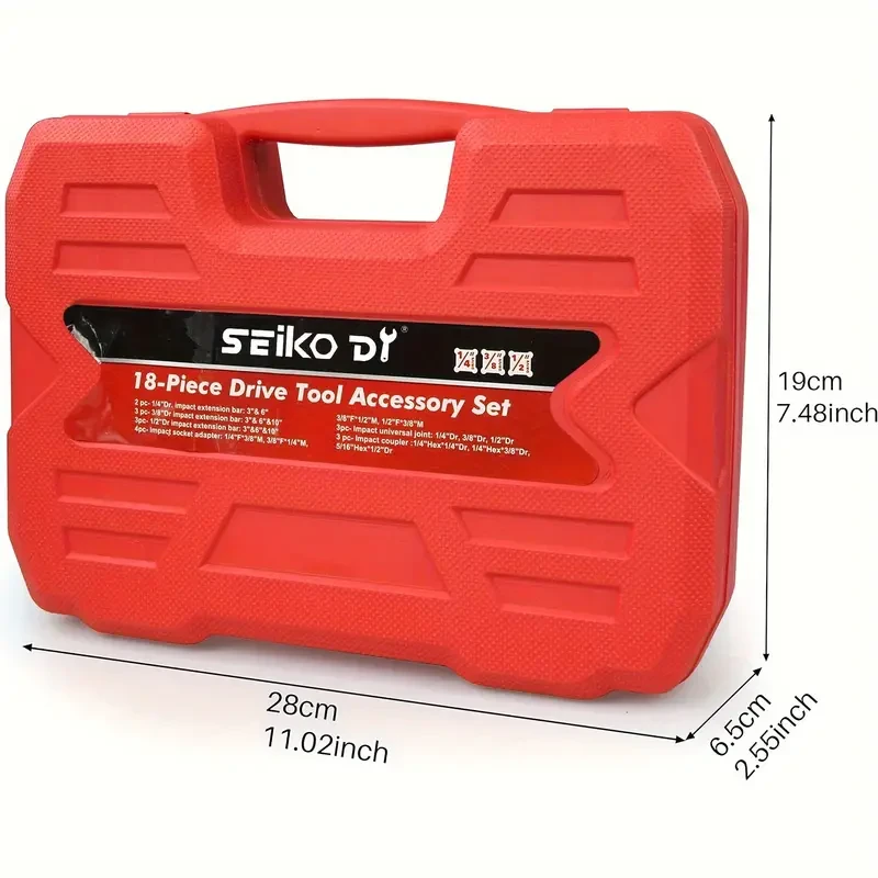 18pcs Drive Tool Accessories Set