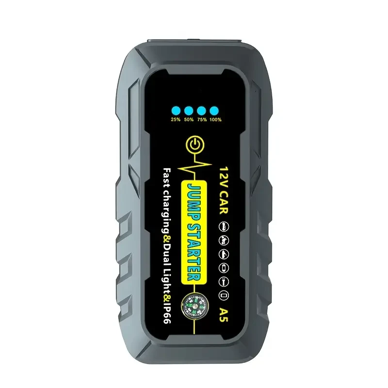 1000A Portable Car Jump Starter 12V Portable Power with Dual USB Outputs