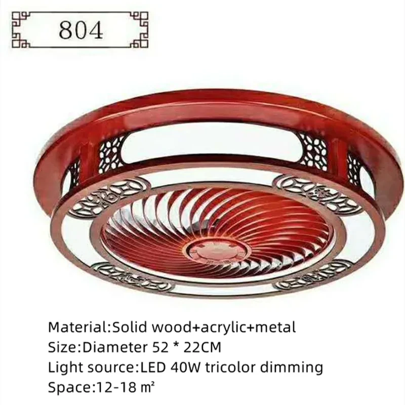 Antique Chinese Fan Lamp Bedroom Ceiling