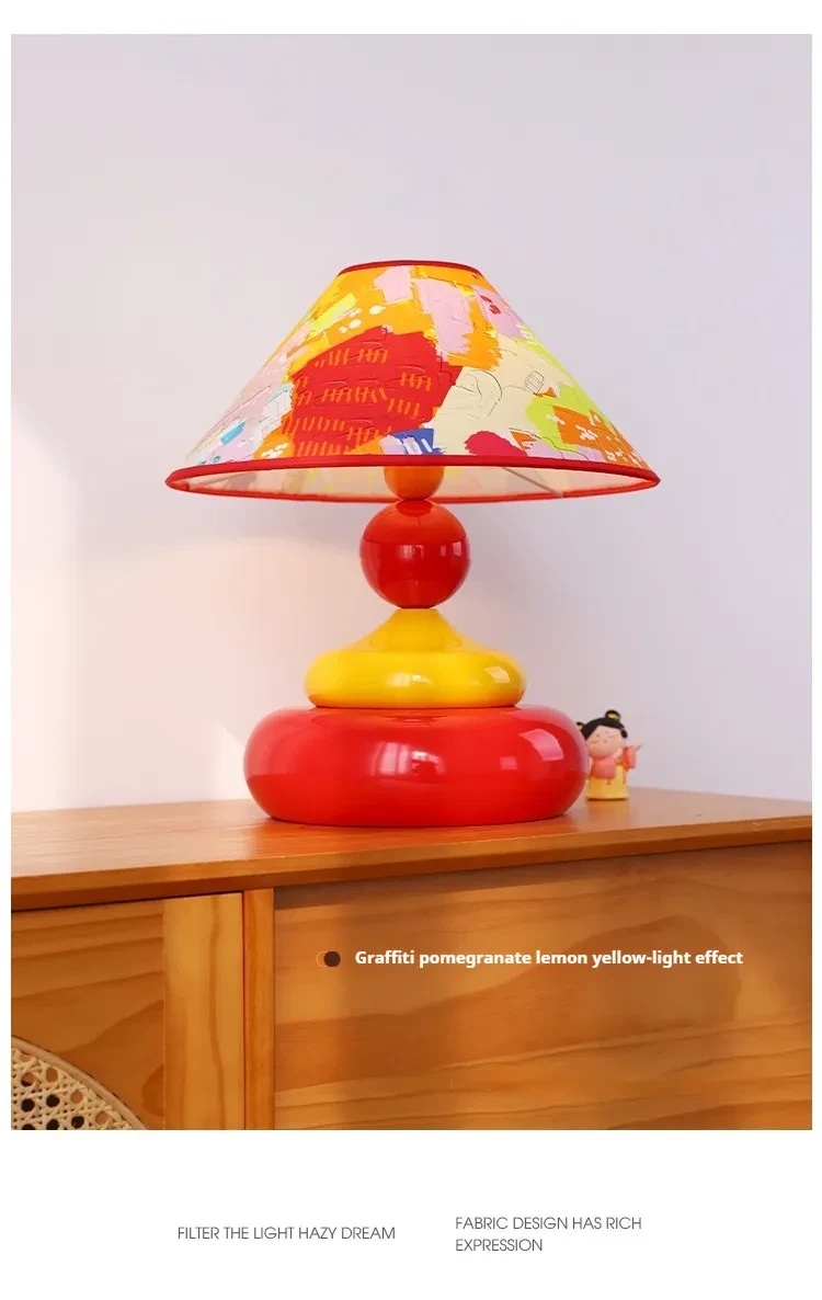 Nordic Retro Design Bedroom Bedside Lamp