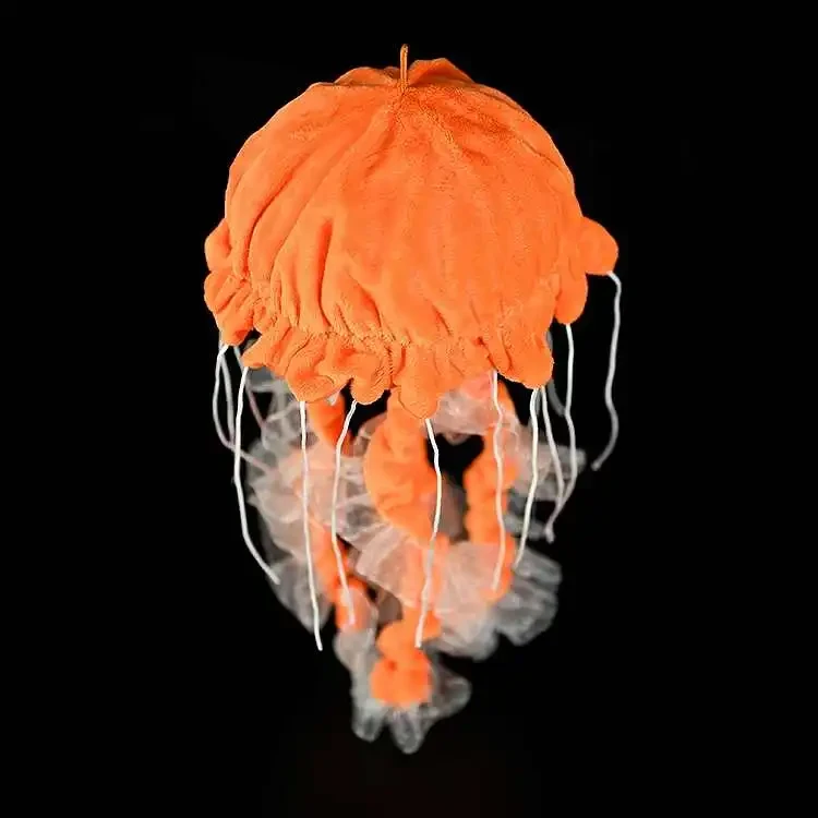 Plush Toy Gold Coffee Jellyfish Doll