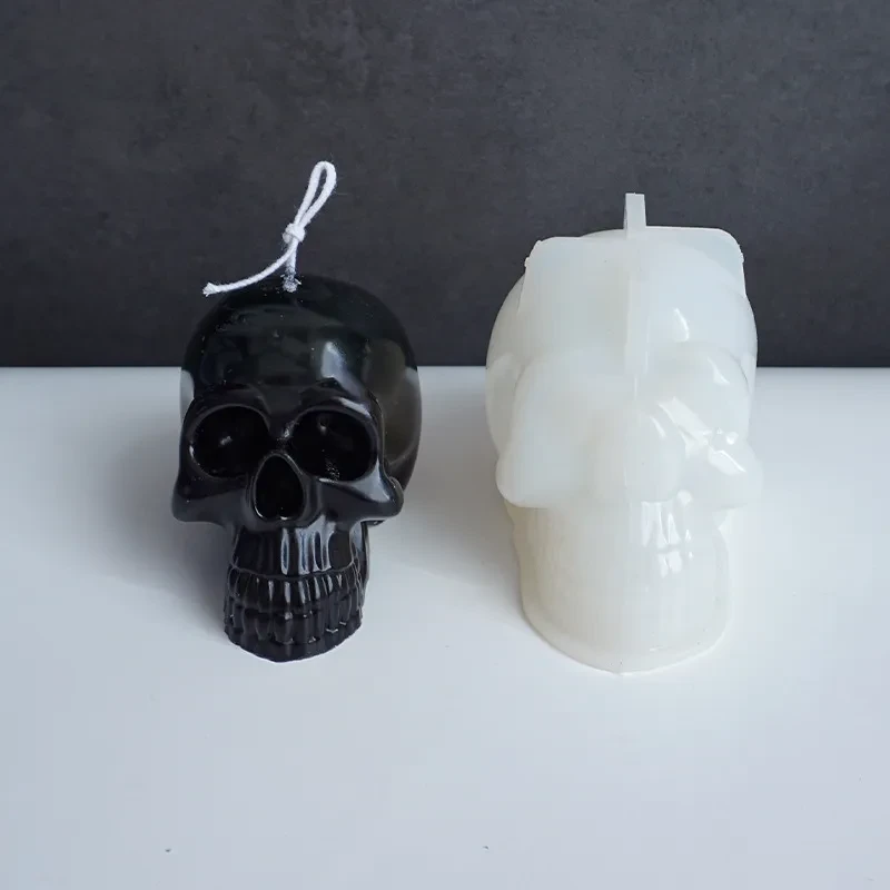 Halloween Skull Easter Candle Mould