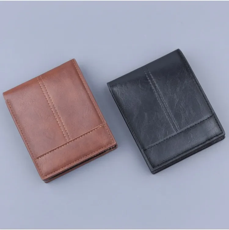New Men's Short Clip Multifunctional Coin Purse