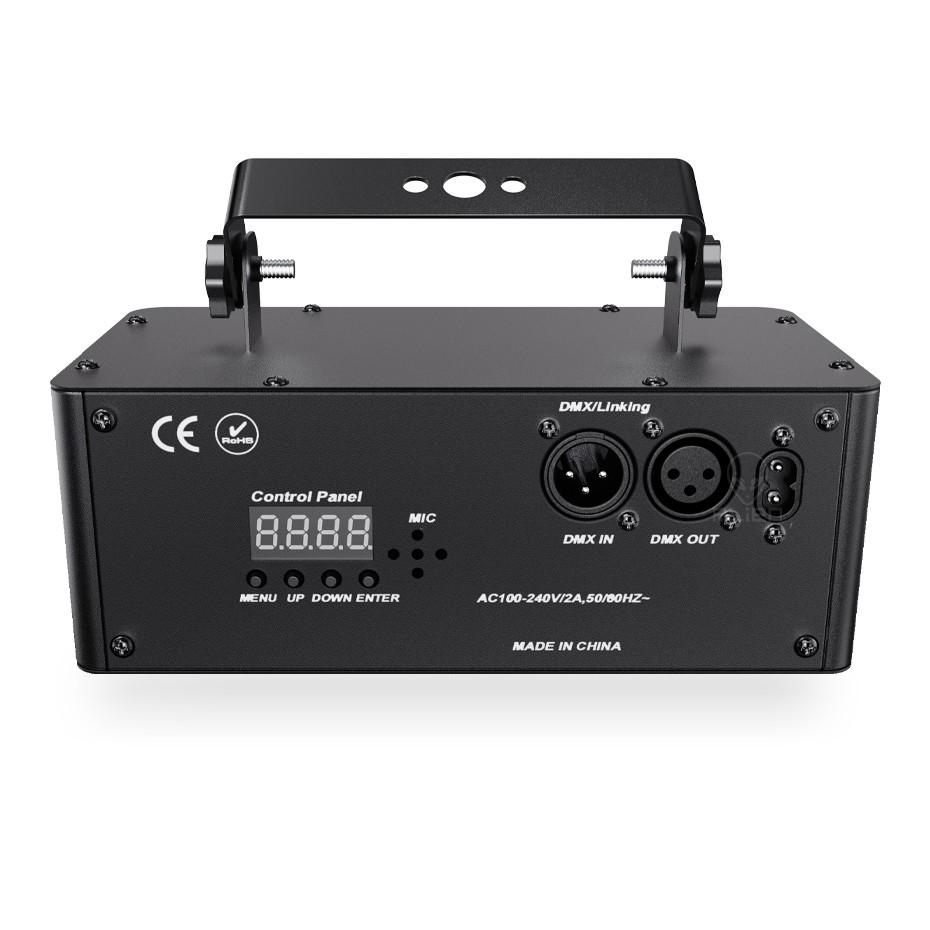 ALIEN 21-Hole RGB Party DJ Disco Beam Patterns Stage Laser Light Projector