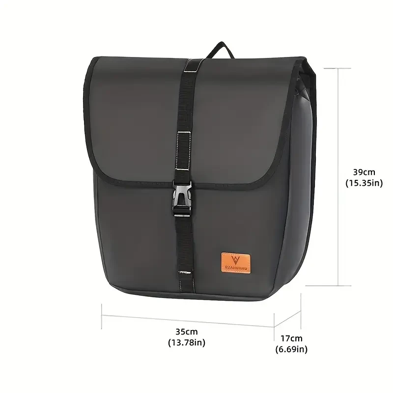 1pc/2pcs Waterproof Rear Seat Bike Bag