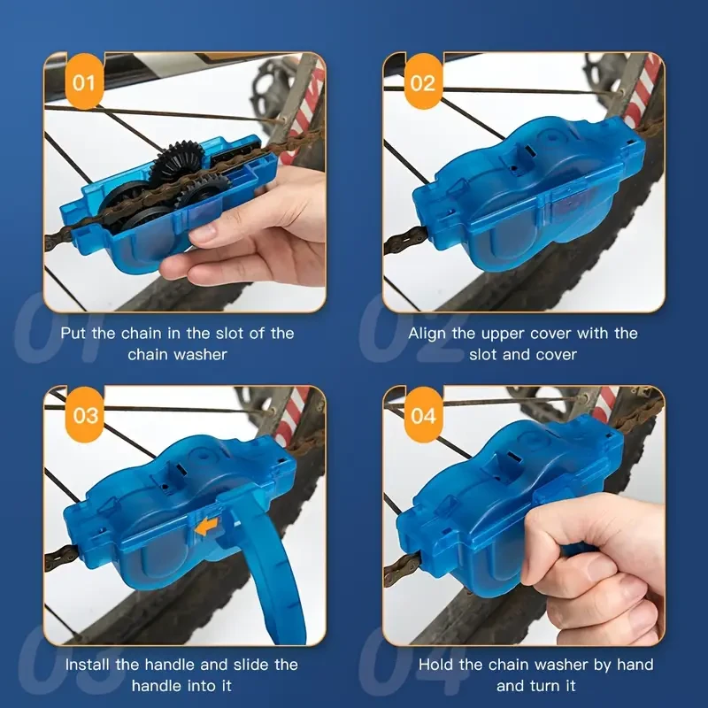 1pc Premium Bicycle Chain Cleaning Kit