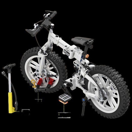 Mechanically Assembled Mini Folding Bicycle Bicycle Children's Toy