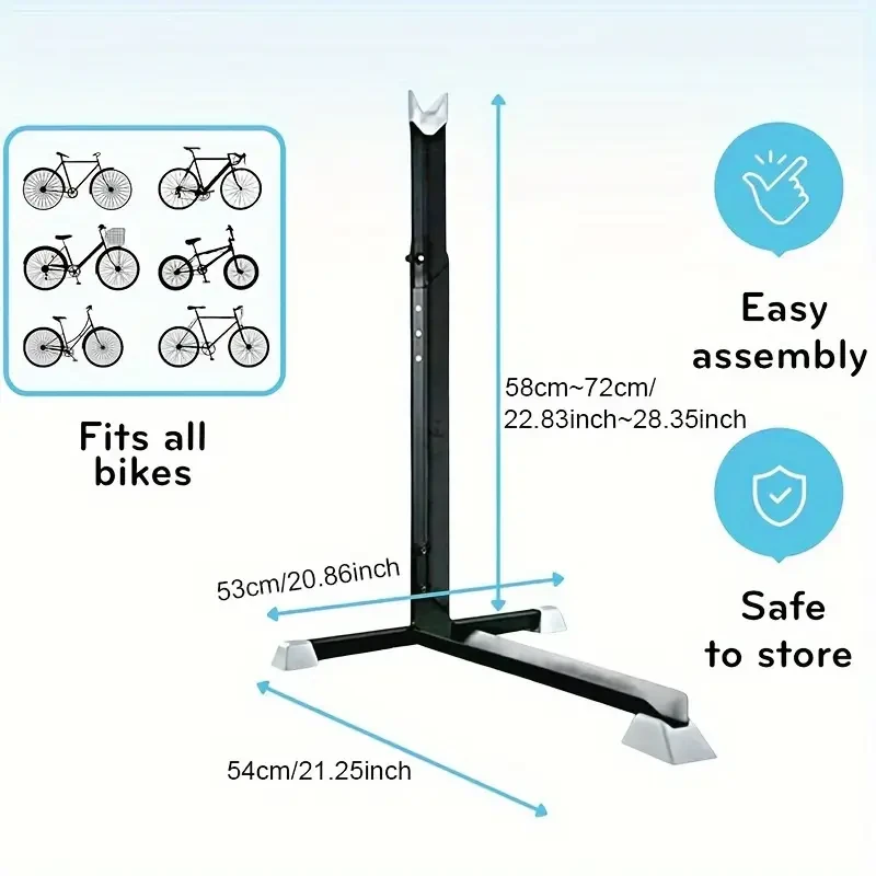 Bicycle Stand Vertical Storage Rack, Portable And Stationary Space