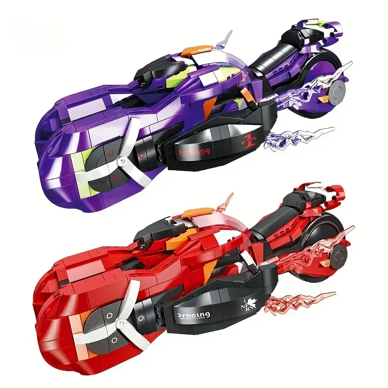 1522pcs - Speed Iron Cavalry Series Building Block Toy Set, Made of ABS Material