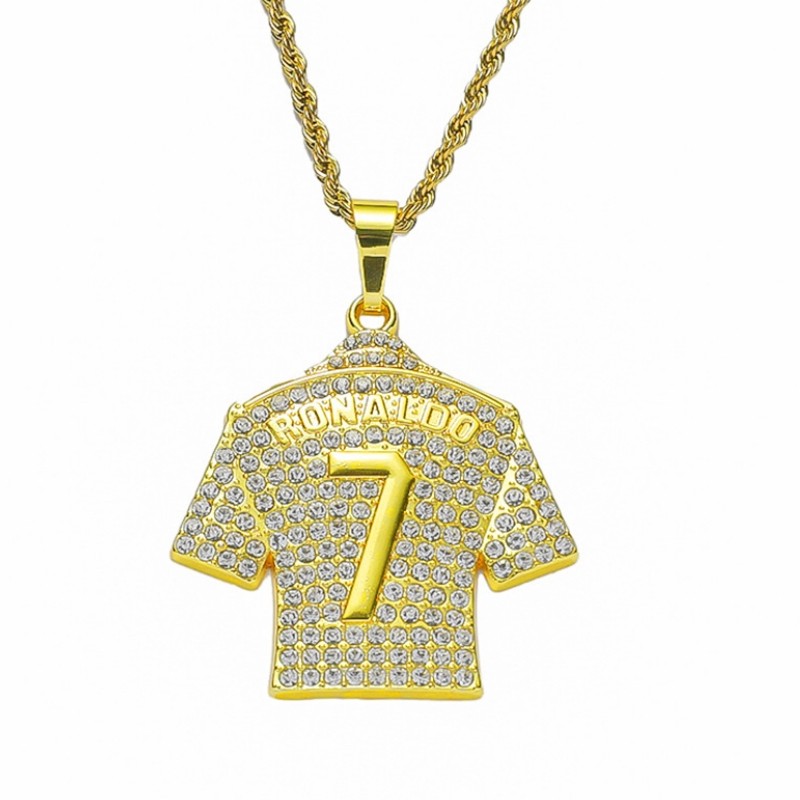 HNSP Cristiano Ronaldo CR7 Jersey Pendant Necklace