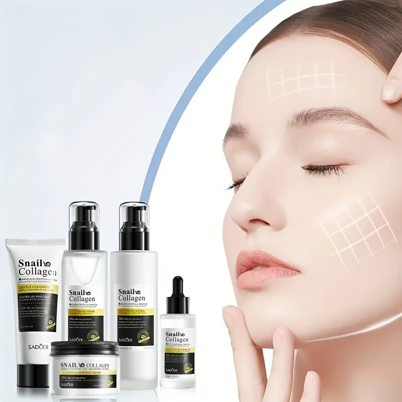 Snail Collagen 5pcs Skincare Set