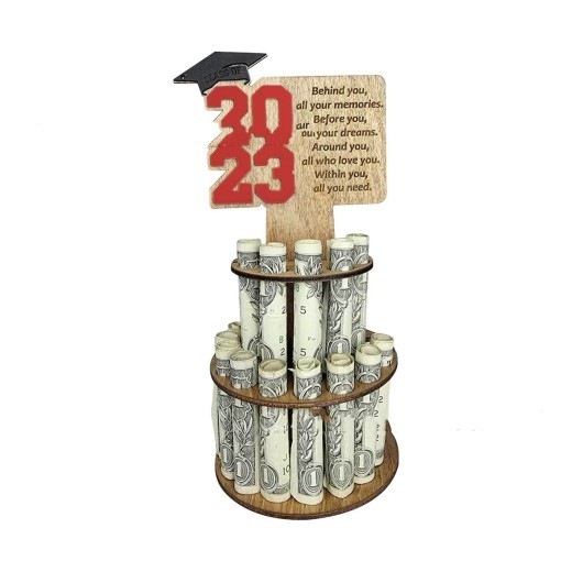Wooden Graduation Money Clip For Her Graduation Gift Crafts