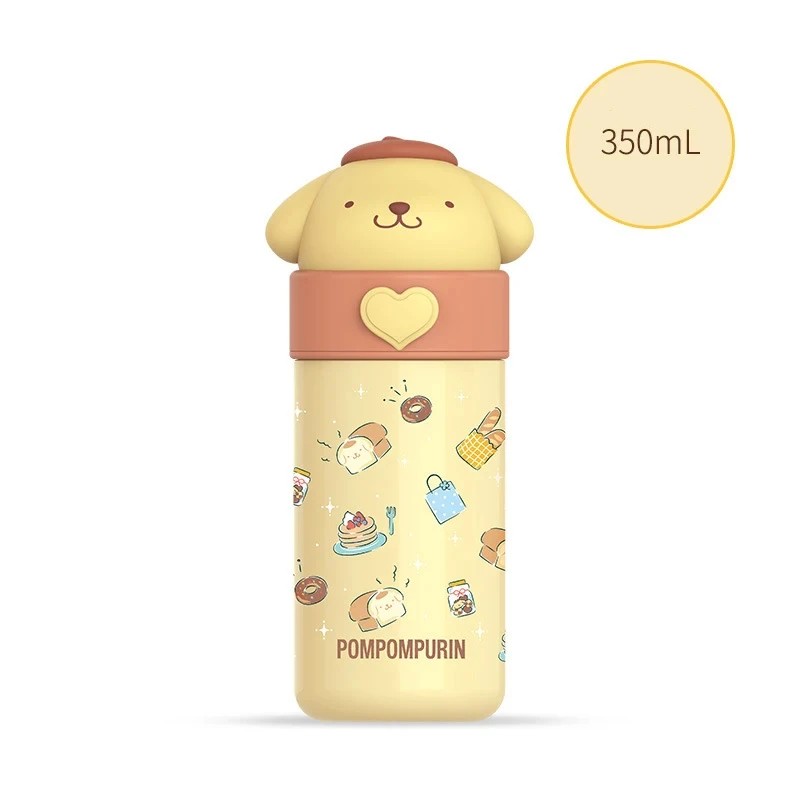 Miniso Hello Kitty Cinnamoroll Kuromi Stainless Steel 316 Thermos Water Bottle  Vacuum Termo Kids Vacuum Flask Bottle Tumbler