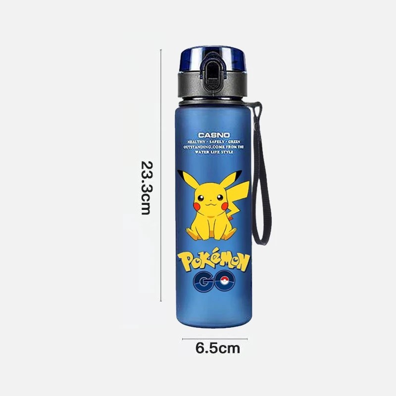 MINISO Pikachu 560ml Direct Drinking Water Bottle Large Capacity Portable Coffee Cup, Leak Proof, Durable Cartoon Cute Hydroflask