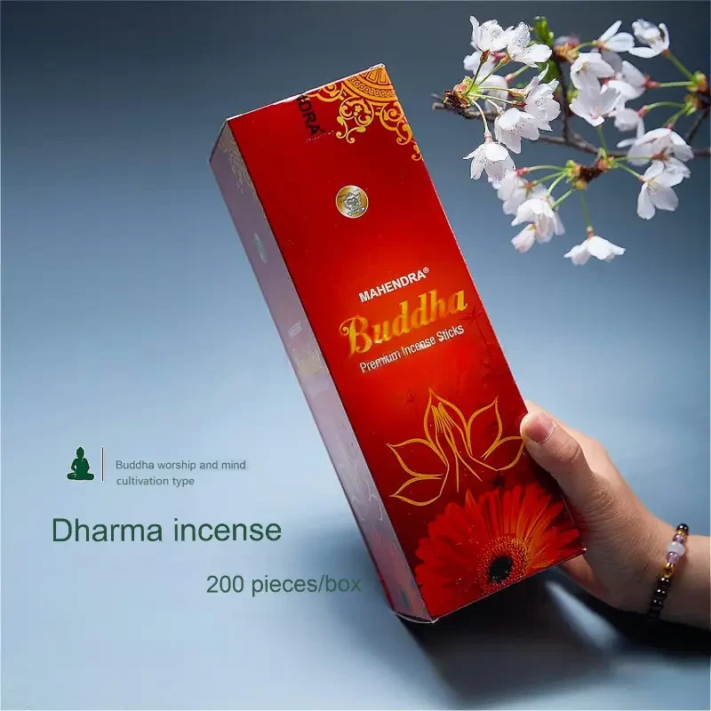 200pcs Imported Indian Dharma Incense Sticks - Bamboo, Multiple Fragrances Available, Ideal for Home Decor and Relaxation