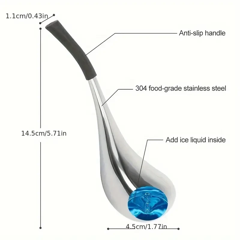 Stainless Steel Ice Globe for Facials