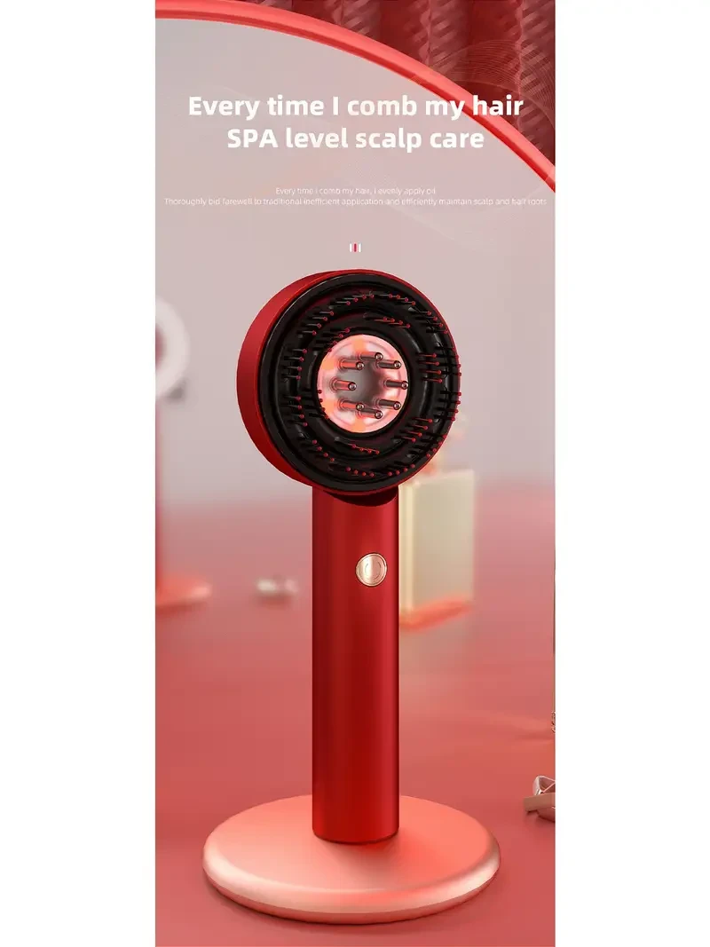 Multi Functional Massage Comb: Advanced Electric Scalp Massager Comb for Hair Growth, Automatic Scalp Massager, and Enhanced Oil Infusion Technology for Scalp Health