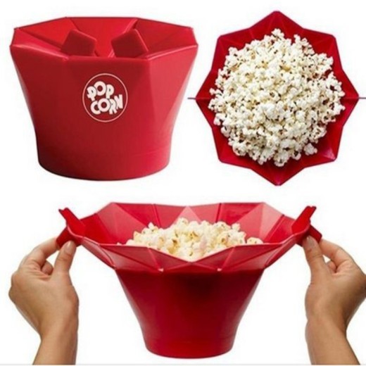 Creative DIY Microwave Popcorn Machine