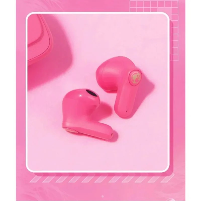 Genuine MINISO Barbie Series TWS Bluetooth Headphones Pink Cute Creative Handbag Shape In-Ear Earplugs, Ideal Girls Holiday Gift