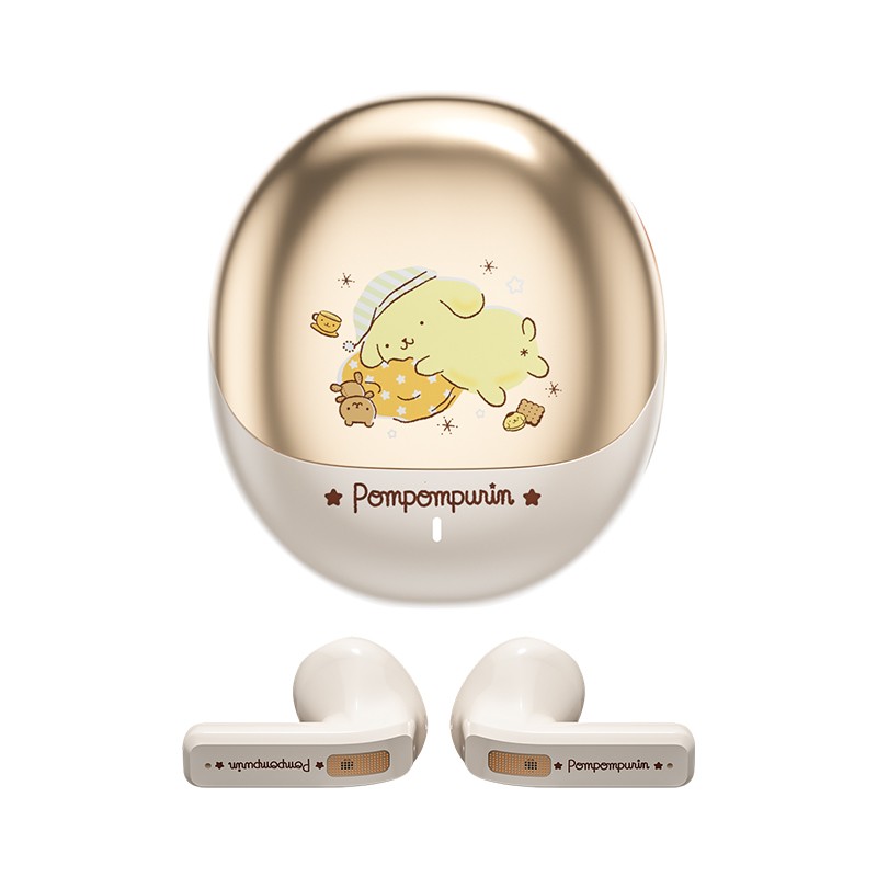 Miniso Sanrio BL02 Wireless Bluetooth 5.4 Earphones Touch Control HD Call Earbuds with LED, Long Endurance Music Headphones, Cute Design